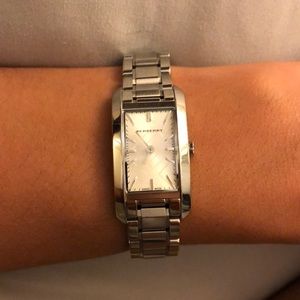 Burberry Heritage Silver Dial Watch